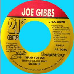 Sattalite Thank You Jah USED VINYL 7INCH 45 RPM STEREO
