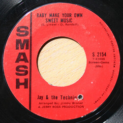 Jay & The Techniques Baby Make Your Own Sweet Music / Help Yourself To All My Lovin' Vinyl 7" USED