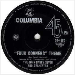 The John Barry Seven And Orchestra "Four Corners" Theme (Lost Patrol) Vinyl 7" USED