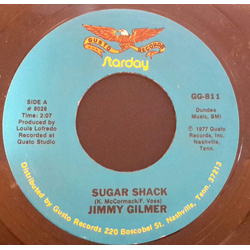 Jimmy Gilmer / Carl Dobkins Jr. Sugar Shack / My Heart Is An Open Book Vinyl 7" USED
