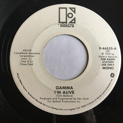 Gamma (5) I'm Alive USED VINYL 7INCH 45 RPM PROMO STEREO MONO