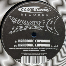 Sound Source 99 I Want You / Hardcore Euphoria Vinyl 12" USED