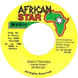 African Shout Praises USED VINYL 7INCH 45 RPM SINGLE