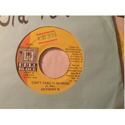 Anthony B Can't Take It No More USED VINYL 7INCH