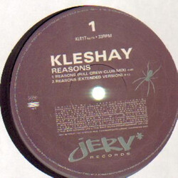Kleshay Reasons USED VINYL 12INCH PROMO