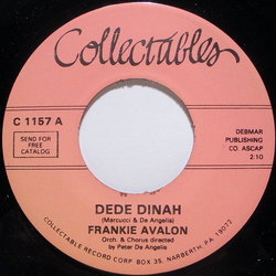 Frankie Avalon DeDe Dinah Vinyl 7" USED