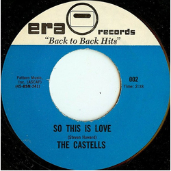 Castells So This Is Love / Sacred Vinyl 7" USED
