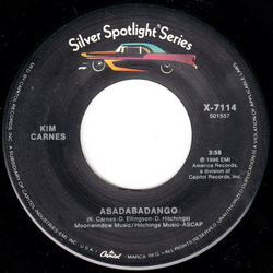 Kim Carnes Abadabadango / Crazy In The Night Vinyl 7" USED