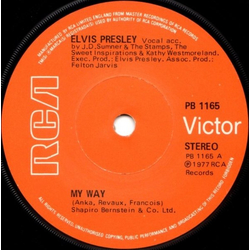 Elvis Presley My Way Vinyl 7" USED