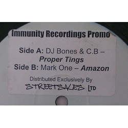 DJ Bones (5) / C.B / Mark One Proper Tings / Amazon Vinyl 12" USED