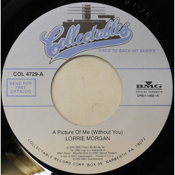 Lorrie Morgan A Picture Of Me (Without You) / We Both Walk Vinyl 7" USED