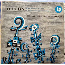 Joseph Haydn / Budapest String Quartet Quartet In C Major, Op 76, No. 3 ("Emperor") / Quartet In B-Flat Major, Op. 76, No. 4 ("Sunrise") Vinyl LP USED