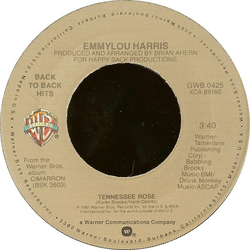 Emmylou Harris Tennessee Rose / Mister Sandman Vinyl 7" USED