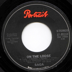 Saga (3) On The Loose Vinyl 7" USED