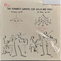 Eddy Courts / Robert Schumann Two Romantic Sonatas For Violin And Piano (F-Minor Op 40 / A-Minor Op 105) Vinyl LP USED