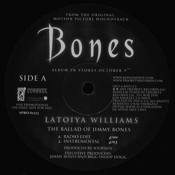 Latoya Williams / Snoop Dogg / RBX / MC Ren The Ballad Of Jimmy Bones / The Legend Of Jimmy Bones VINYL 12" USED