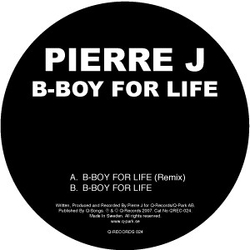 Pierre J B-Boy For Life Vinyl 12" USED