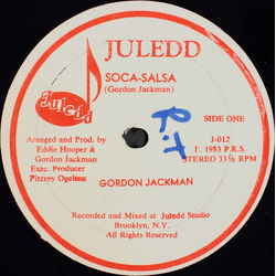 Gordon Jackman Soca-Salsa Vinyl 12" USED