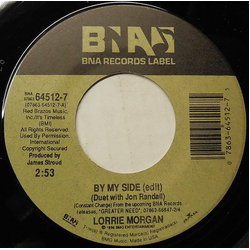 Lorrie Morgan By My Side Vinyl 7" USED