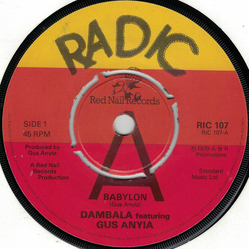 Dambala / Gus Anyia Babylon Vinyl 7" USED