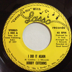 Bobby Cutchins I Did It Again / Good Treatment Vinyl 7" USED