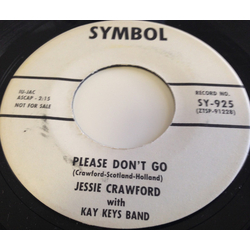 Jessie Crawford / Kay Keys Band Please Don't Go Vinyl 7" USED