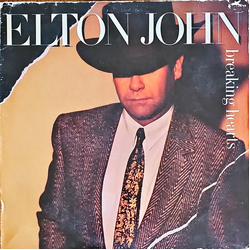Elton John Breaking Hearts Vinyl LP USED