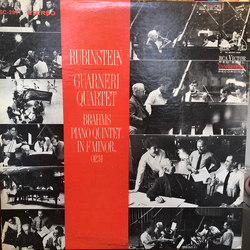 Johannes Brahms / Arthur Rubinstein / Guarneri Quartet Piano Quintet In F Minor, Op.34 Vinyl LP USED