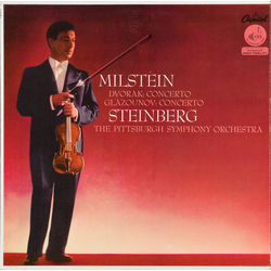 Nathan Milstein / Antonín Dvořák / Alexander Glazunov / William Steinberg / Pittsburgh Symphony Orchestra Violin Concertos Vinyl LP USED