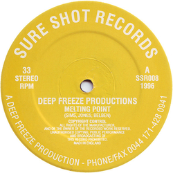 Deep Freeze Productions Melting Point Vinyl 12" USED