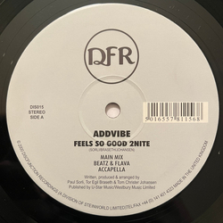 Addvibe Feels So Good 2Nite Vinyl 12" USED