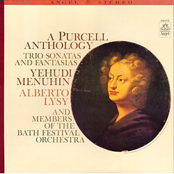 Yehudi Menuhin / Alberto Lysy / Bath Festival Orchestra A Purcell Anthology (Trio Sonatas And Fantasias) Vinyl LP USED