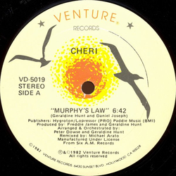 Cheri Murphy's Law Vinyl 12" USED