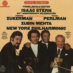 Isaac Stern / Pinchas Zukerman / Itzhak Perlman / Zubin Mehta Isaac Stern 60th Anniversary Celebration Vinyl LP USED