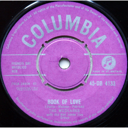 The Mudlarks Book Of Love Vinyl 7" USED
