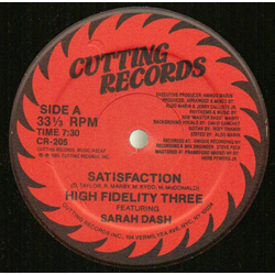 High Fidelity Three / Sarah Dash Satisfaction Vinyl 12" USED