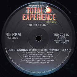 The Gap Band Outstanding Vinyl 12" USED