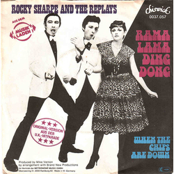 Rocky Sharpe & The Replays Rama Lama Ding Dong Vinyl 7" USED