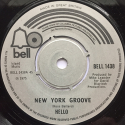 Hello New York Groove Vinyl 7" USED