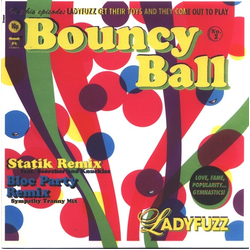 Ladyfuzz Bouncy Ball Remixes Vinyl 7" USED