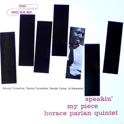 Horace Parlan Quintet Speakin' My Piece Vinyl LP USED