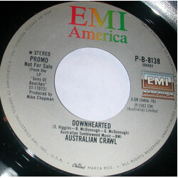 Australian Crawl Downhearted USED VINYL 7INCH SINGLE PROMO