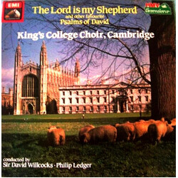 The King's College Choir Of Cambridge / David Willcocks / Philip Ledger The Lord Is My Shepherd And Other Favourite Psalms Of David Vinyl LP USED