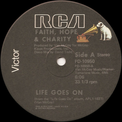 Faith, Hope & Charity Life Goes On Vinyl 12" USED