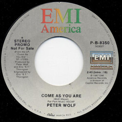 Peter Wolf Come As You Are USED VINYL 7INCH 45 RPM PROMO STEREO