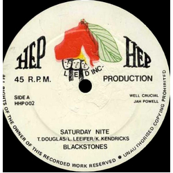 The Blackstones Saturday Nite Vinyl 12" USED