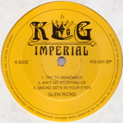 Glen Ricks Try To Remember EP Vinyl 12" USED