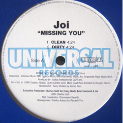 Joi (3) Missing You USED VINYL 12INCH PROMO