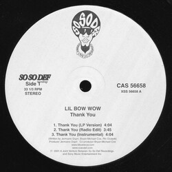 Lil' Bow Wow Thank You USED VINYL 12INCH 33 S RPM