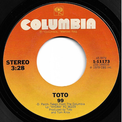 Toto 99 Vinyl 7" USED
